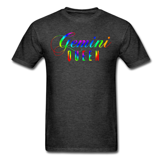 LGBT Gemini Queen T-Shirt heather black - Loyalty Vibes