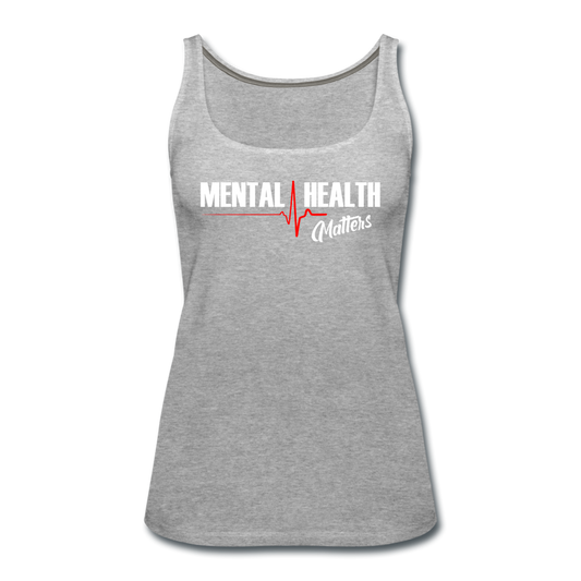 Mental Health Matters Tank Top heather gray - Loyalty Vibes