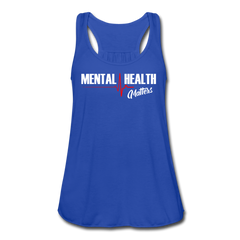 Mental Health Matters Flowy Tank Top royal blue - Loyalty Vibes