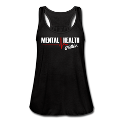 Mental Health Matters Flowy Tank Top black - Loyalty Vibes