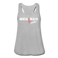 Mental Health Matters Flowy Tank Top heather gray - Loyalty Vibes