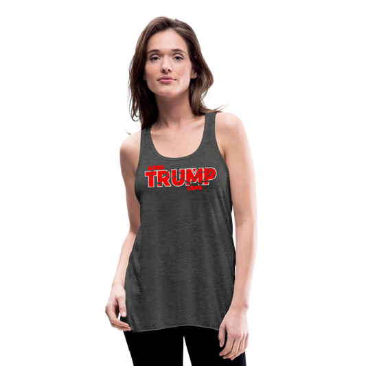 Trump America Strong Flowy Tank Top deep heather - Loyalty Vibes