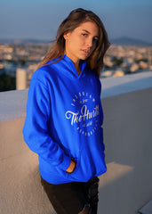 The Hustle Hoodie Blue - Loyalty Vibes