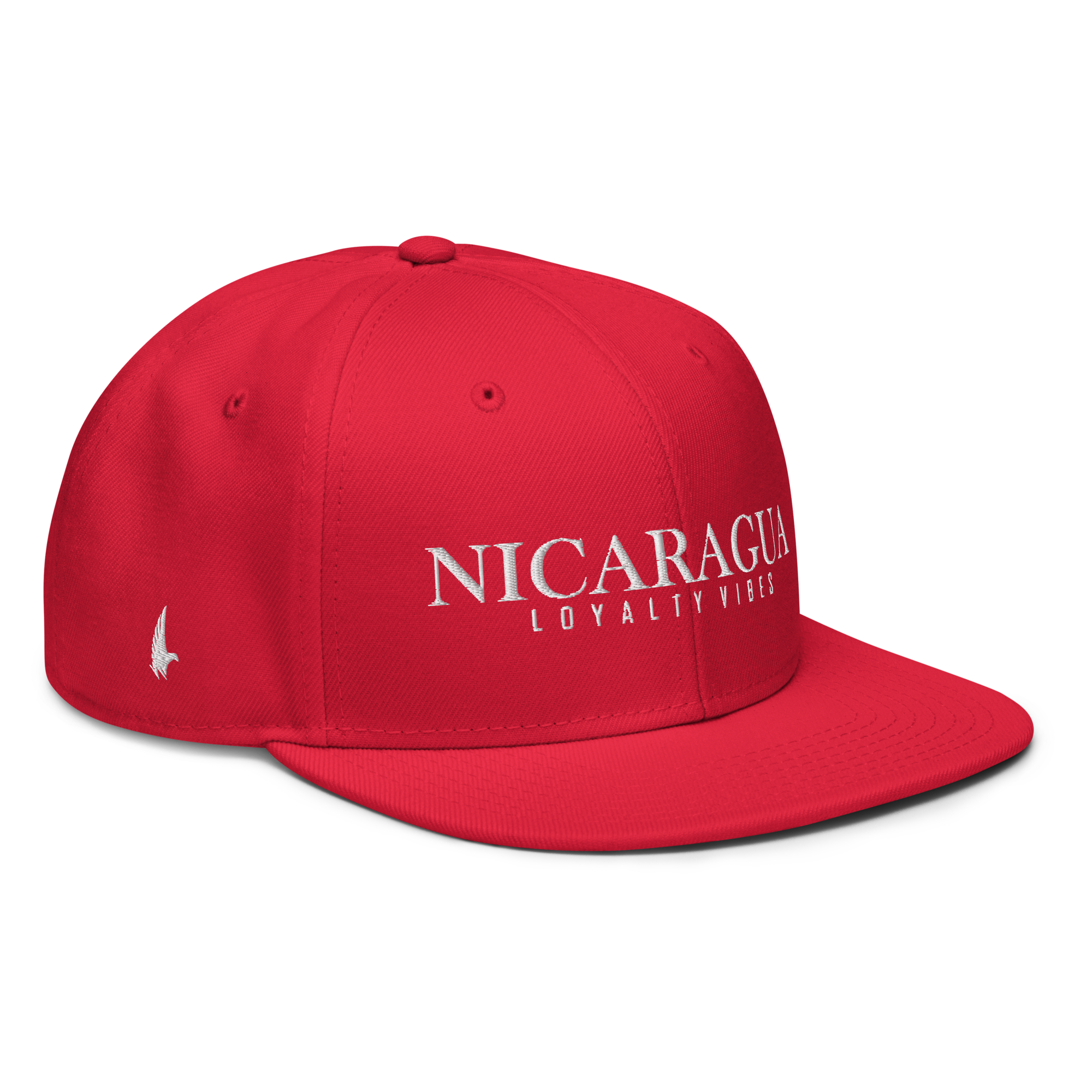 Traditional Nicaragua Snapback Hat Red - Loyalty Vibes