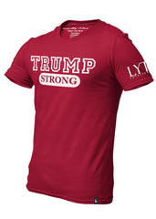 Trump Strong T-Shirt Maroon - Loyalty Vibes