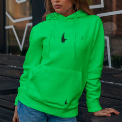 Flex Logo Hoodie Green - Loyalty Vibes