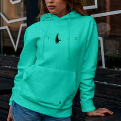 Flex Logo Hoodie Teal - Loyalty Vibes